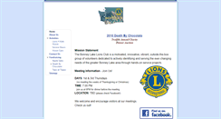Desktop Screenshot of bonneylakelions.com